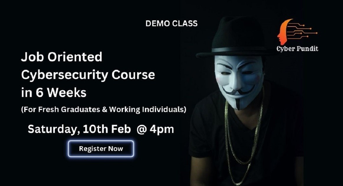 DEMO CLASS : CYBERSECURITY JOB ORIENTED COURSE